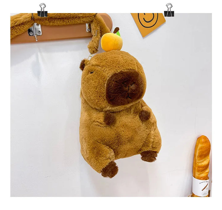 Capybara Plush Backpack