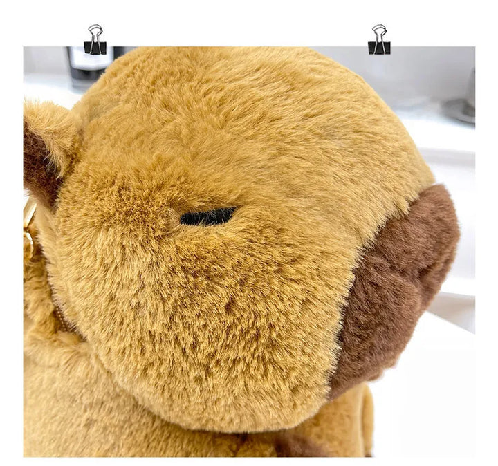 Capybara Plush Backpack