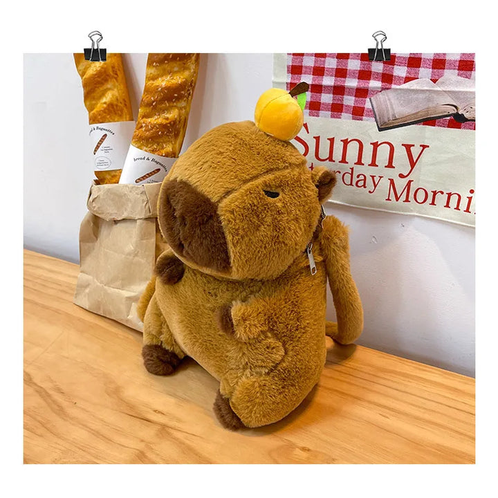 Capybara Plush Backpack