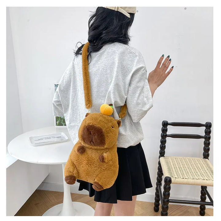 Capybara Plush Backpack